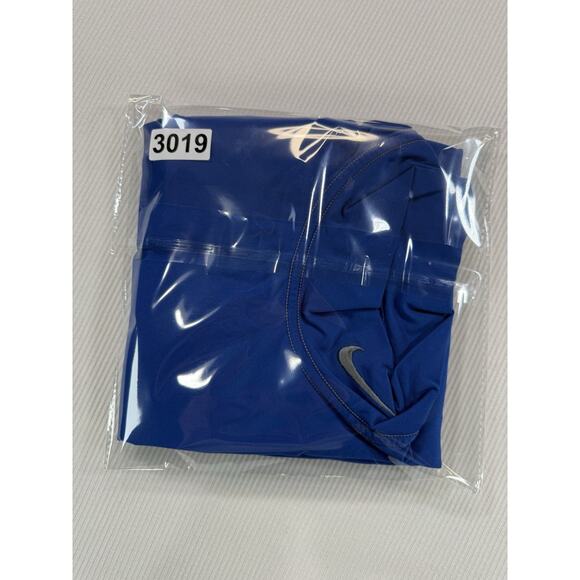 Nike Pro Combat Dri-Fit Compression Mock Neck Shirt Mens Large Blue - Picture 6 of 6